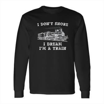 Model Train Engineer Conductor Long Sleeve T-Shirt | Favorety DE