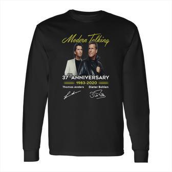 Modern Talking 37Th Anniversary 1983-2020 Signatures Shirt Long Sleeve T-Shirt | Favorety AU