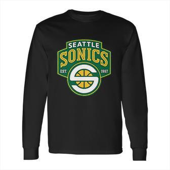 Mohammadgibson Seattle Supersonics Fashion Long Sleeve T-Shirt | Favorety DE