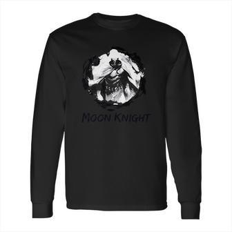 Moon Knight Paint Smudge Print Graphic Long Sleeve T-Shirt | Favorety AU