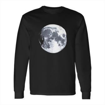 The Moon Nasa Photography Astronomy Space Nerd Long Sleeve T-Shirt | Favorety