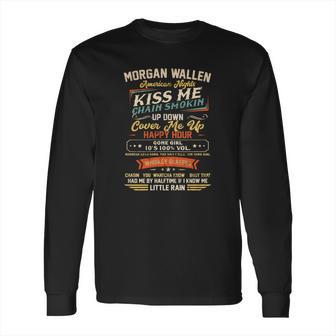 Morgan Wallen Graphic Long Sleeve T-Shirt | Favorety