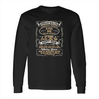 Morgan Wallen Songs Retro Long Sleeve T-Shirt | Favorety DE