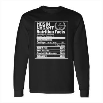 Mosin Nagant Nutrition Facts Long Sleeve T-Shirt | Favorety AU