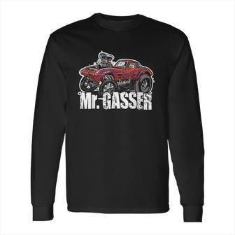 Mr Gasser Hot Rod Cartoon Race Car Long Sleeve T-Shirt | Favorety AU