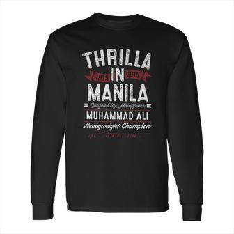 Muhammad Ali American Classics Thrilla Long Sleeve T-Shirt | Favorety DE