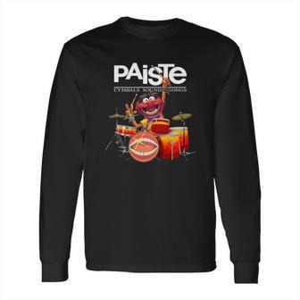 The Muppet Show Animal Playing Drum Paiste Cymbals Sound Gongs Shirtc Long Sleeve T-Shirt | Favorety