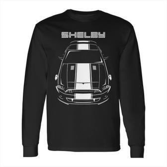 Mustang Shelby Gt500 Super Snake 2013 2014 White Stipe Long Sleeve T-Shirt | Favorety