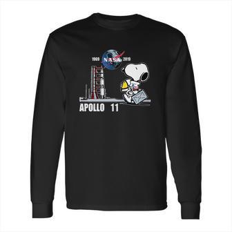 Nasa 1969 2019 Apollo 11 Astronaut Snoopy Shirt Long Sleeve T-Shirt | Favorety