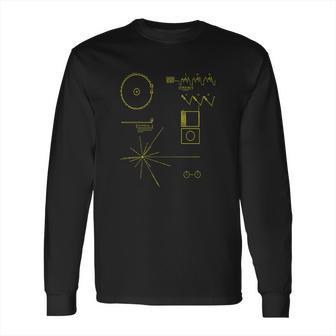 Nasa Voyager Golden Record T-Shirt Long Sleeve T-Shirt | Favorety DE