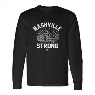 Nashville Strong Heart For Nashville Long Sleeve T-Shirt | Favorety UK