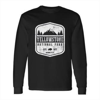 National Park I Love Hiking Wanderlust Long Sleeve T-Shirt | Favorety