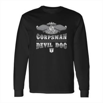 Navy Corpsman Devil Doc Fmf 8404 Long Sleeve T-Shirt | Favorety CA