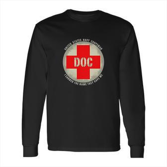 Navy Corpsman Doc Long Sleeve T-Shirt | Favorety DE