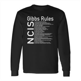 Ncis Gibbs Rules Long Sleeve T-Shirt | Favorety DE