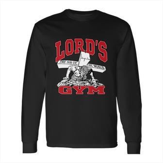 New Motivation Bodybuilder The Lords Gym Cool Design Long Sleeve T-Shirt | Favorety DE