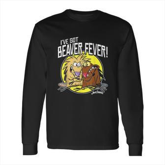 Nickelodeon Angry Bevers Ive Got Bever Fever Long Sleeve T-Shirt | Favorety CA