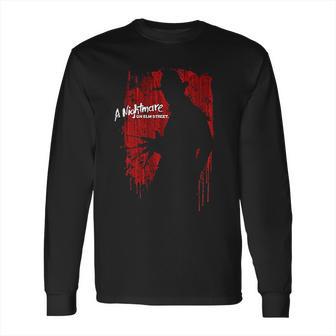 Nightmare On Elm Street Slayer Silhouette Long Sleeve T-Shirt | Favorety UK