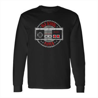 Nintendo Nes Controller Old School Since 85 Graphic Long Sleeve T-Shirt | Favorety UK