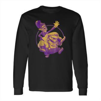 Nintendo Super Mario Waluigi & Wario Duo Graphic T-Shirt Long Sleeve T-Shirt | Favorety