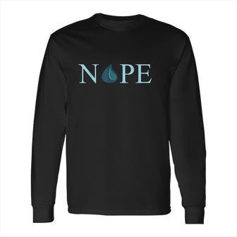 Nope Mana Blue Magic Symbol Oom Long Sleeve T-Shirt | Favorety UK