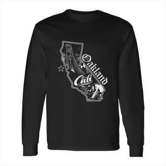 Oakland California Map Long Sleeve T-Shirt | Favorety DE