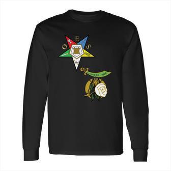 Oes Daughters Of The Nile Split Eastern Star Long Sleeve T-Shirt | Favorety DE