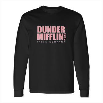 The Office Dunder Mifflin Logo Long Sleeve T-Shirt | Favorety UK