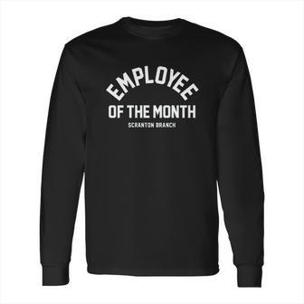 The Office Employee Of The Month With Mifflin Long Sleeve T-Shirt | Favorety AU