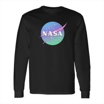 Official Mars Space Travel Nasa Astronaut Pastel Long Sleeve T-Shirt | Favorety