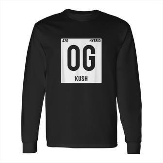 Og Kush Marijuana Strain Element Long Sleeve T-Shirt | Favorety UK