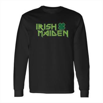 Old Glory St Patricks Day Irish Maiden Juniors Long Sleeve T-Shirt | Favorety DE