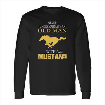 Old-Man-Mustang-Abc Long Sleeve T-Shirt | Favorety