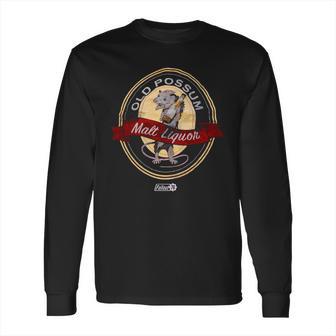 Old Possum Malt Liquor Fallout 76 T-Shirt Long Sleeve T-Shirt | Favorety DE