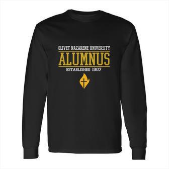 Olivet Nazarene University Alumnus Established 1907 Long Sleeve T-Shirt | Favorety CA