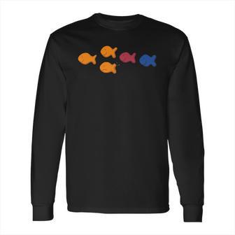 One Fish Two Fish Gold Fish T-Shirt Long Sleeve T-Shirt | Favorety