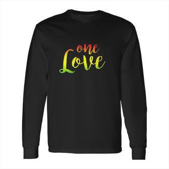 One Love Rasta Reggae Roots Peace Love Long Sleeve T-Shirt | Favorety CA