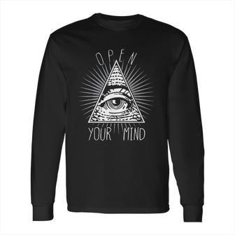 Open Your Mind Illuminati Long Sleeve T-Shirt | Favorety UK