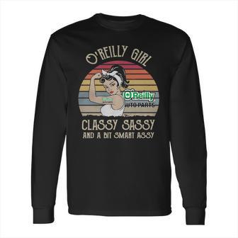 Oreilly Auto Parts Girl Classy Sasy And A Bit Smart Asy Retro Long Sleeve T-Shirt | Favorety DE