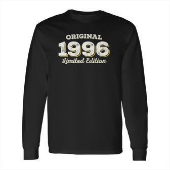 Original 1996 Vintage 25Th Birthday Turning 25 Years Old Long Sleeve T-Shirt | Favorety CA