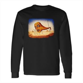 Original Drawing With Frame Salvador Dali Long Sleeve T-Shirt | Favorety