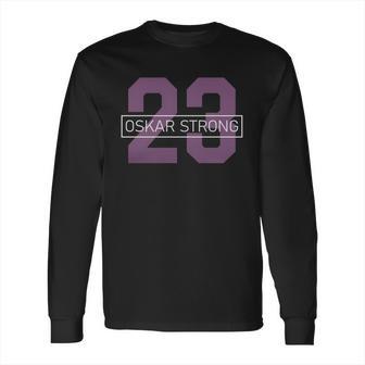 Oskar Strong Shirt Oskar Lindblom 23 Shirt Oskar Strong Flyers Fight Against Cancer T-Shirt Long Sleeve T-Shirt | Favorety DE