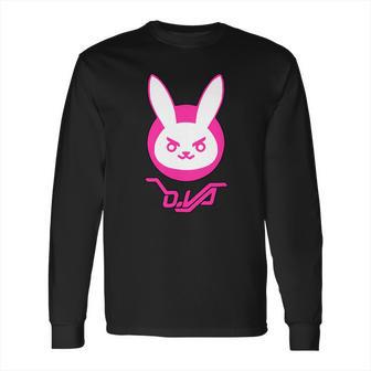 Overwatch Dva Bunny Spray Tee Shirt- Long Sleeve T-Shirt | Favorety