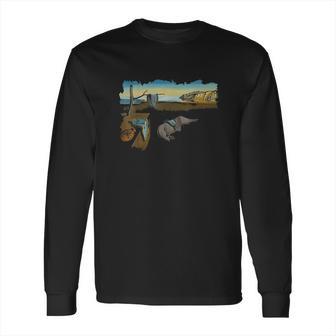 Painting By Dali Distress The Persistence Of Memory Famous Long Sleeve T-Shirt | Favorety UK