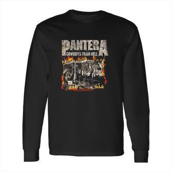 Pantera Official Cowboys From Hell Cover Fire Long Sleeve T-Shirt | Favorety CA