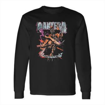 Pantera Official Cowboys From Hell Riding Skeleton Long Sleeve T-Shirt | Favorety UK