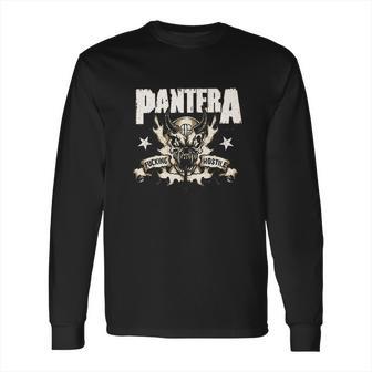 Pantera Official Hostile Skull Long Sleeve T-Shirt | Favorety