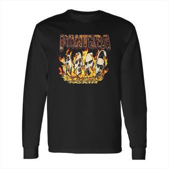 Pantera Official Vintage Flames Long Sleeve T-Shirt | Favorety