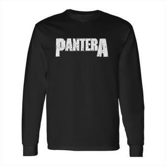 Pantera Official White Logo Long Sleeve T-Shirt | Favorety UK