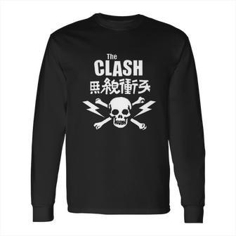 Particular The Clash Skull And Bolts Long Sleeve T-Shirt | Favorety CA